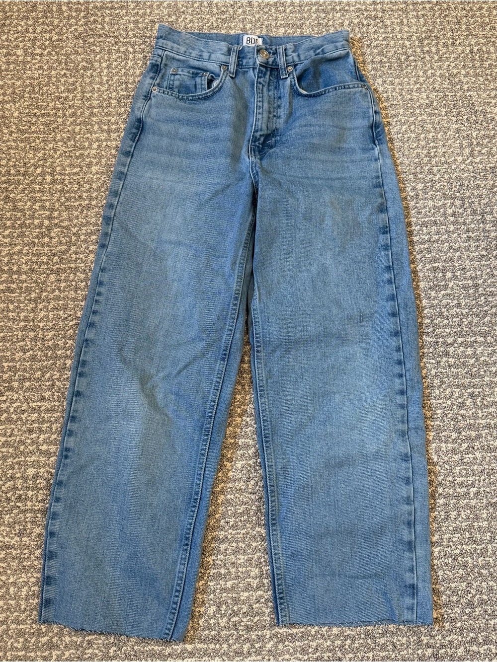 BDG High Rise Baggy Straight Leg Jeans